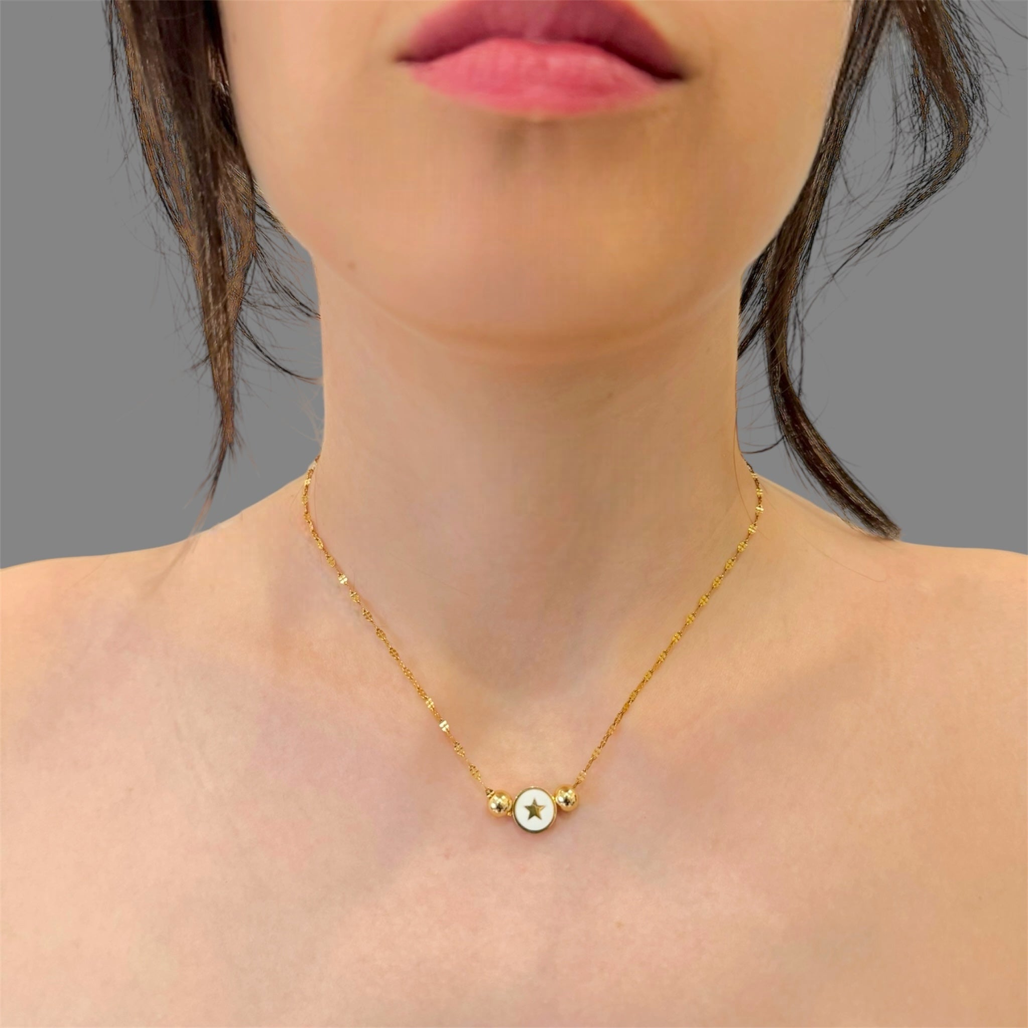 Collana stella Yellow Sharifa Crystals
